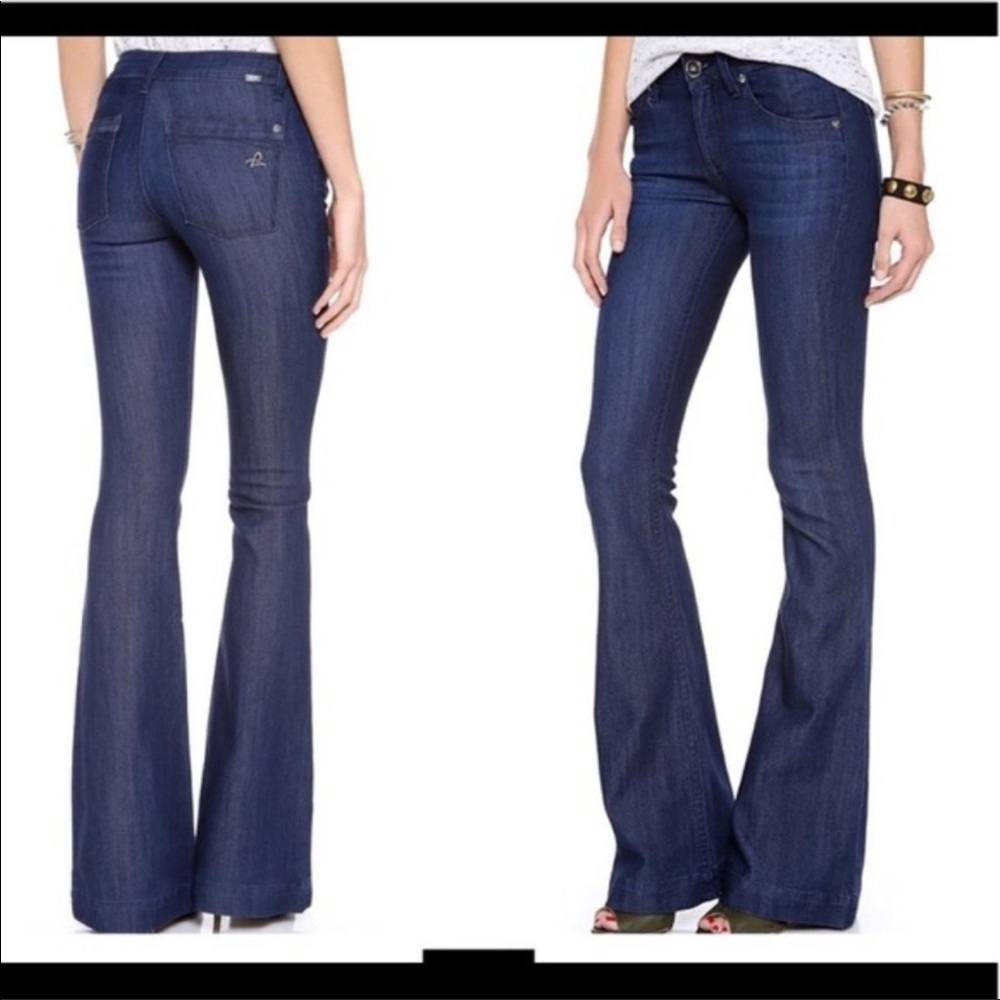 DL1961 Jeans Joy High Rise Flare in Nirvana Wash Denim Size 28